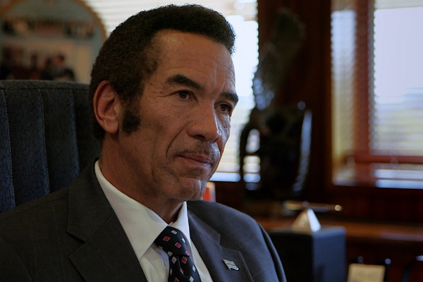 President Ian Khama. Photo: www.africa-ontherise.com