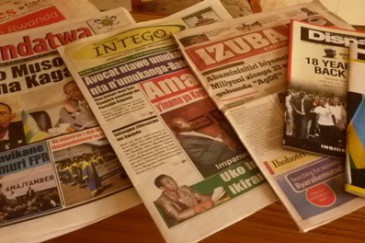 presse écrite Rwandese. Photo: www.greatlakesvoice.com