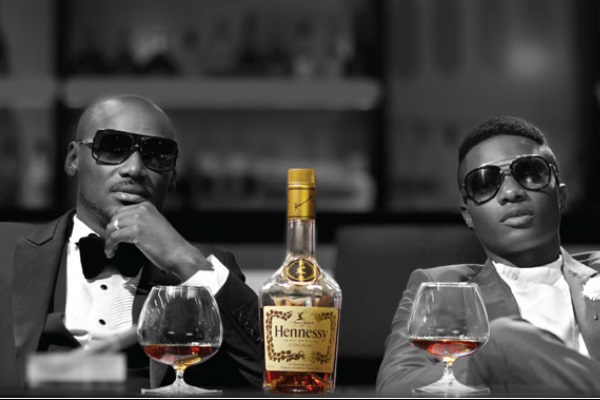 2face and Wizkid. Photo: Hennessy