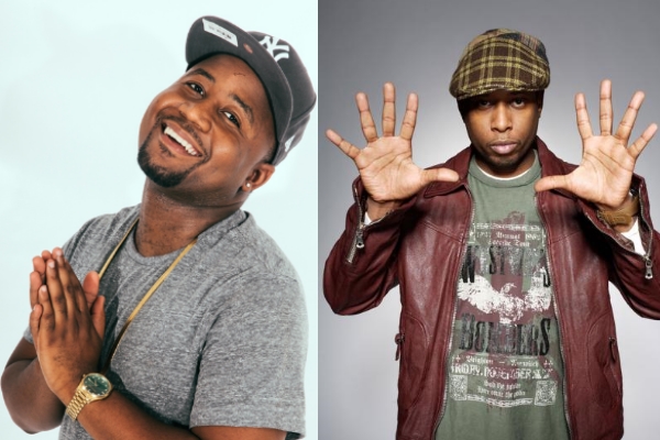 Cassper Nvoyest and Talib Kweli. Photos: youthvillage.co.za & hiphopwired.com