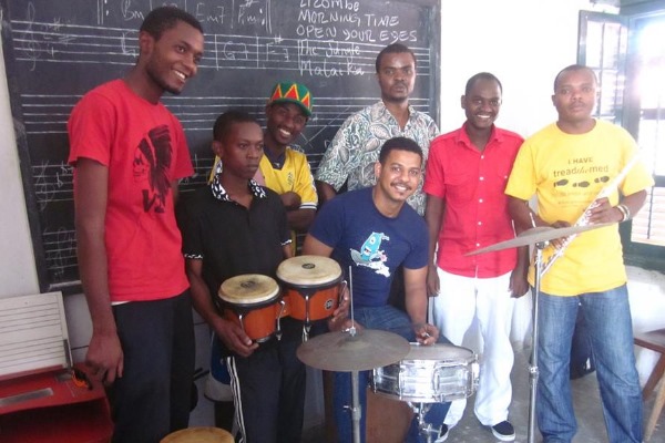 Students at the Dhow Countries Music Academy (DCMA) in Zanzibar. Photo: DCMA/Facebook