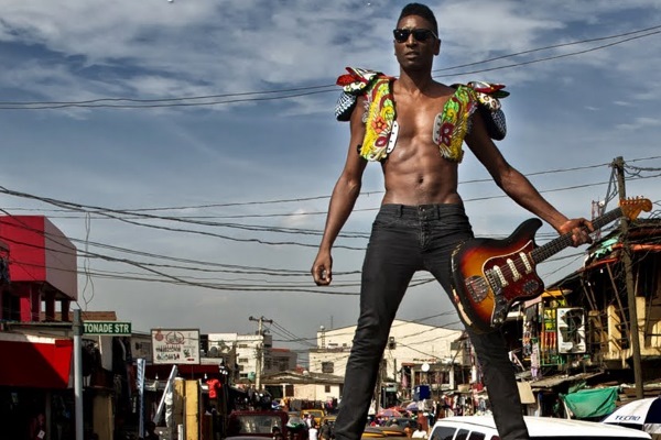 Keziah Jones on the cover of his latest album 'Captain Rugged'.