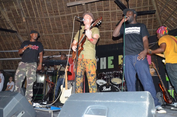 Chaba Thomas, Mzungu Kichaa and Jcb Mkalla at a past concert. Photo: www.tzaffairs.org