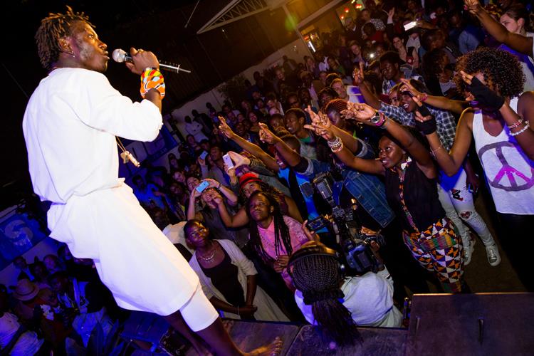 Sarabi Band during a live concert. Photo by Quaint Photography