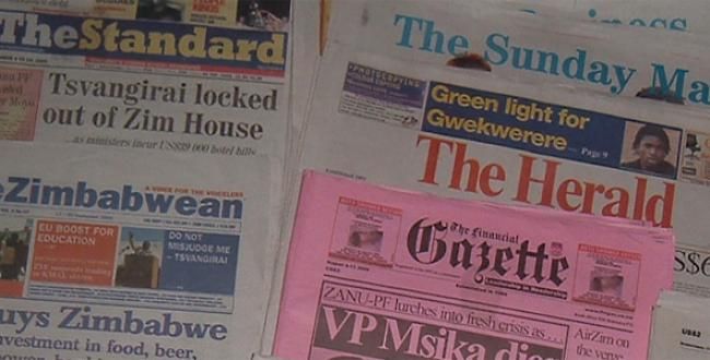Journaux zimbabwéens