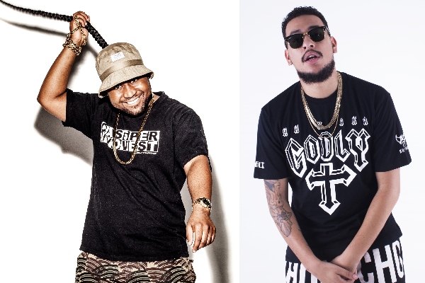 Cassper Nyovest and AKA.