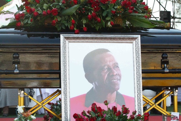 A scene from the funeral of South African singer David Masondo. Photo: icebolethugroup.co.za