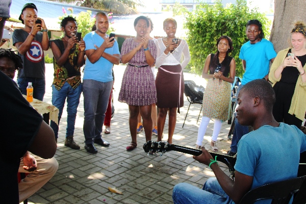 A scene from the recent workshop hosted by MCA Mozambique. Photo: www.music-crossroads.net