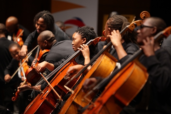 Buskaid Soweto String Ensemble. Photo: Buskaid