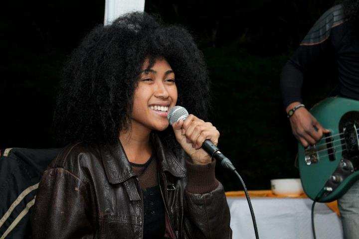 La chanteuse Imiangaly, initiatrice de "Nirvan'Art". Photo par Craam