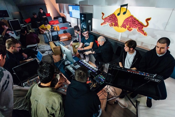 A jam session at the 2015 Red Bull Music Academy in Paris. Photo: Dan Wilton/Red Bull