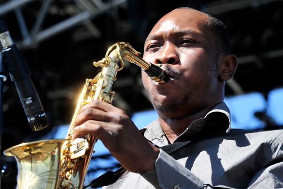 Nigerian artist Seun Kuti. Photo: www.ocregister.com