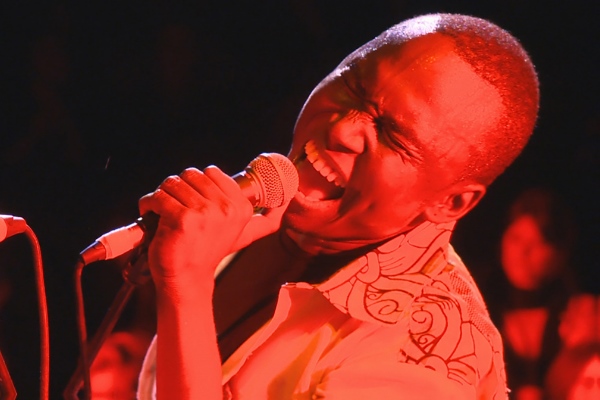 Ali from Songhoy Blues features in the documentary 'They Will Have to Kill Us First'. Photo: www.theywillhavetokillusfirst.com