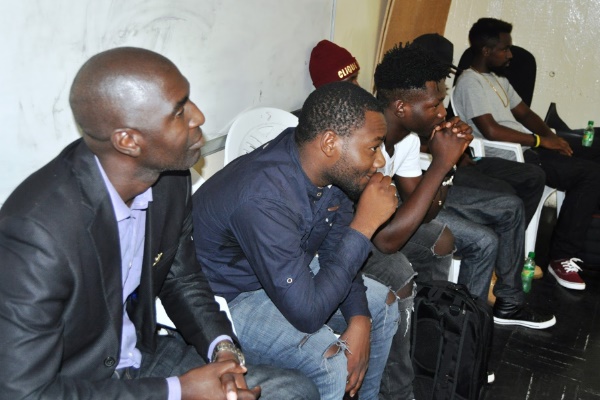 Zambian music professionals listen closely at the workshop. Photo: Joseph Tembo / joetembo.blogspot.co.za