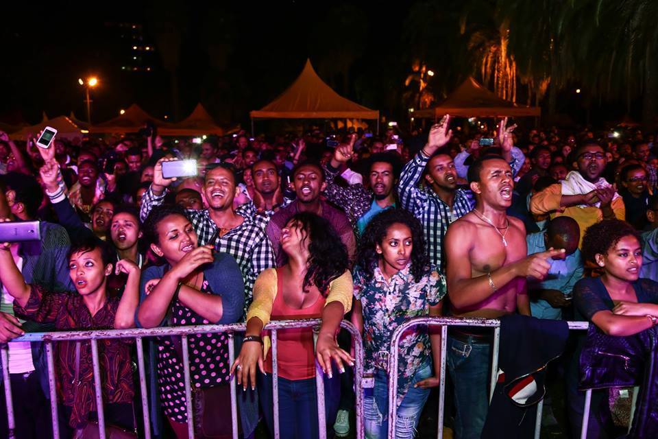 Fans enjoying music at the Selam Festival. Photo by Quaint Photography