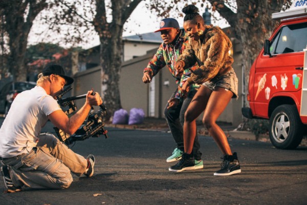 Shooting a music video. Photo: channelo.dstv.com