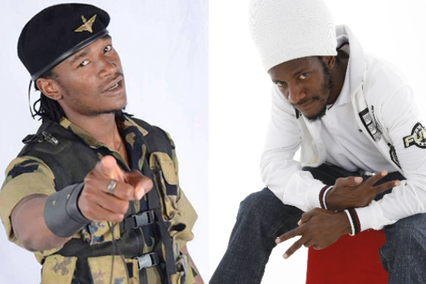 Zimbabwean stars Jah Prayzah (left) and Winky D (right).