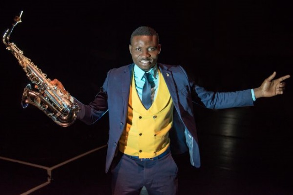 South African-based Nigerian jazz musician Ola Sax. Photo: www.olasax.com