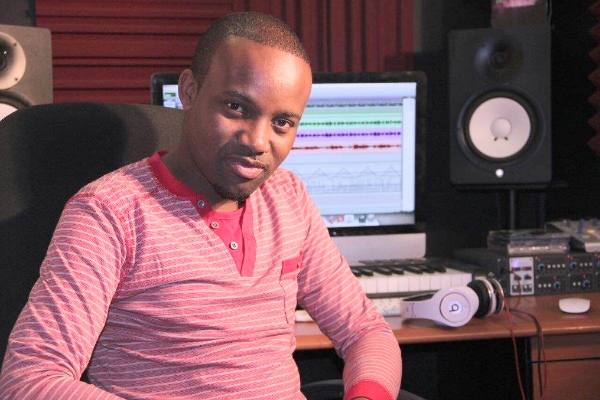 Swazi producer Sabelo 'Subjamz ' Sithungo in his studio. Photo: www.swazilandbeverages.com