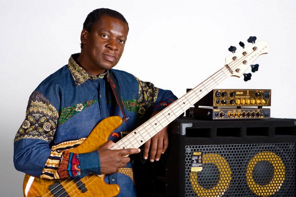 South African bassist Concord Nkabinde. Photo: Marriet Geldenhuys