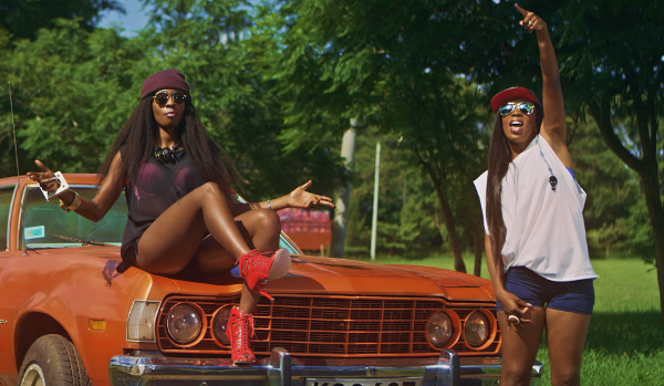 Wahu & Cindy sur le clip vidéo de Yeye
