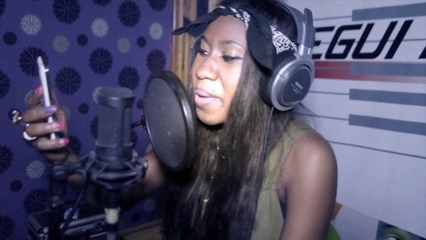La jeune rappeuse Kruh Mandiou Mory