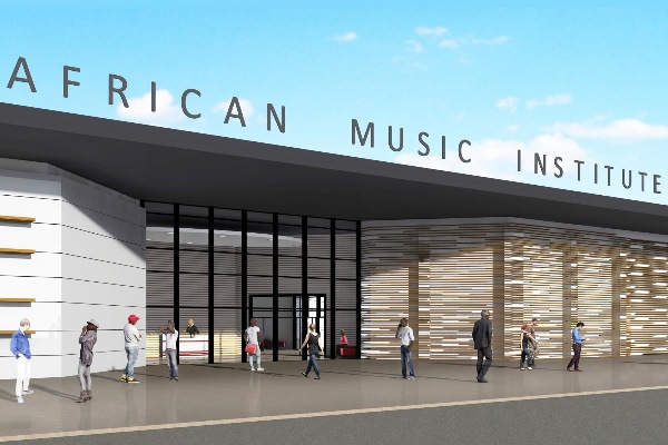 An artist's impression of the new African Music Institute in Libreville, Gabon.