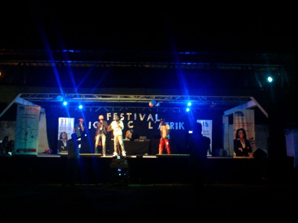 Le groupe Black Boys 337 sur la scène du festival Ici C l'Afrik. (Photo) Facebook Officiel