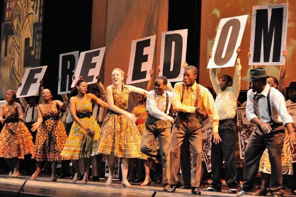 A scene from 'Mandela Trilogy'. Photo: John Snelling / mandelatrilogy.com