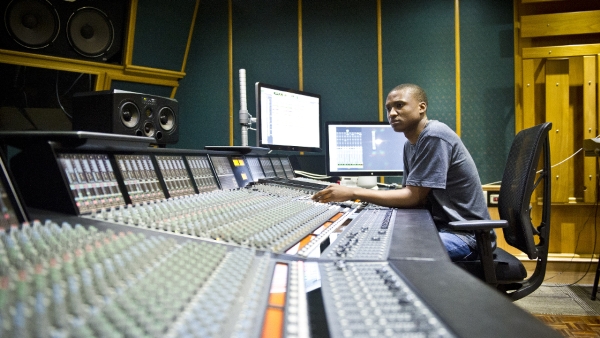 A sound engineer at work. Photo: www.mg.co.za