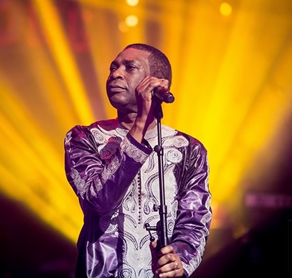 Youssou N'Dour lors du festival d'ile de France en 2015 - Crédit olivier hoffschir. Source : www.festival-idf.fr