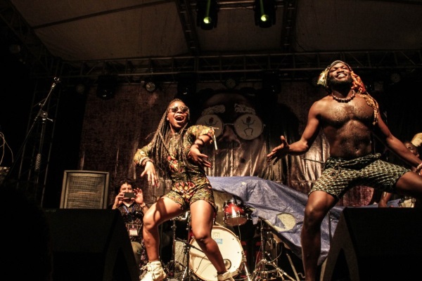Gato Preto on Stage at Nyege Nyege Festival. Photo: www.kenyanvibe.com