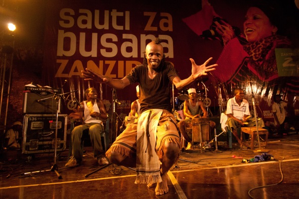 Performances at a past Sauti Za Busara Festival. Photo by Peter Bennet
