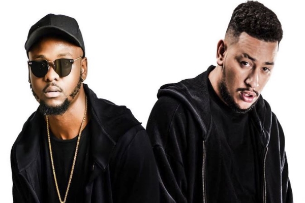 Hip-hop artists LayLizzy and AKA. Photo: www.youtube.com