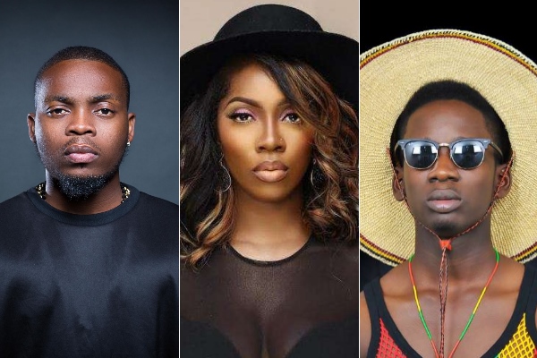 Olamide, Tiwa Savage, Mr Eazi