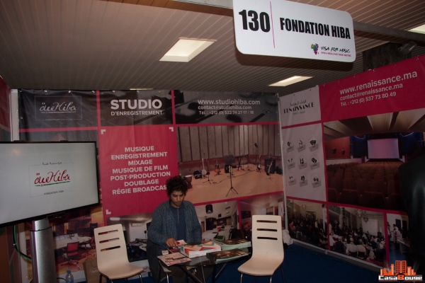 Stand de la fondation Hiba lors du VFM. (Photo) : www.casabouge.com
