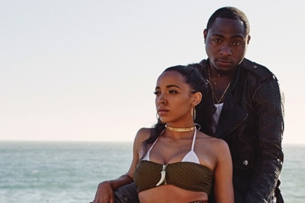Davido and Tinashe on cover art for 'How Long'
