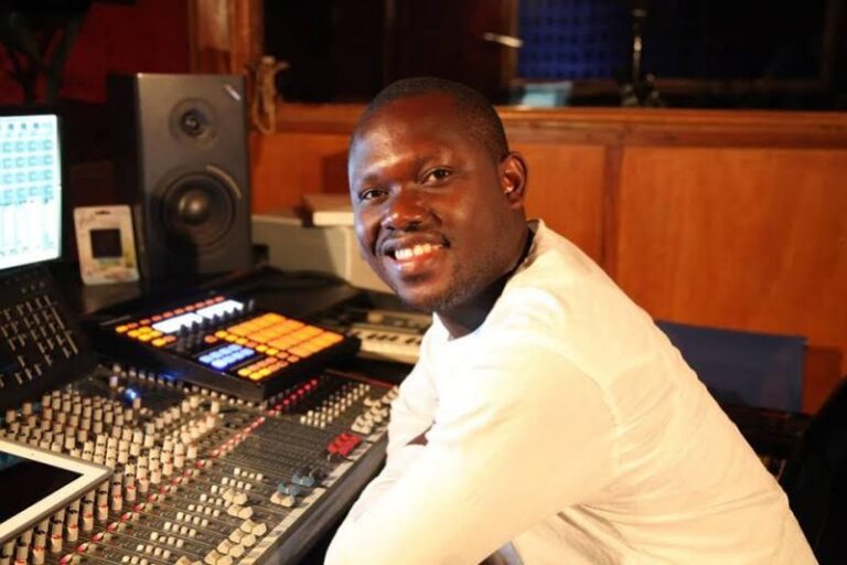Karlos Danklou in his studio/ Source: All That Production Facebook page