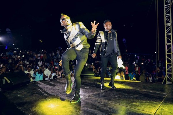Sauti Sol During a performance. Photo: Sauti Sol's Facebook Page