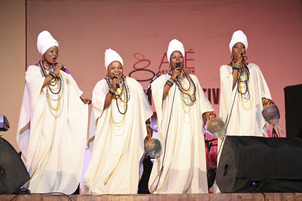 Adunni Nefretiti performing at the concert. Photo: Hamed Adedeji