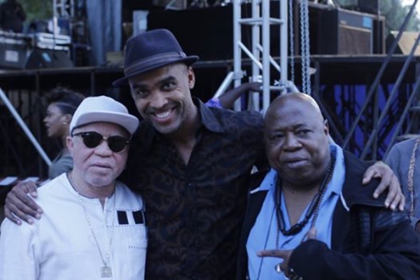 L-R: Salif Keita, Ade Bantu and Tedienne Ceck