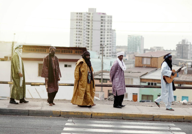 Malian band Tinariwen.  Photo: Marie Planeille