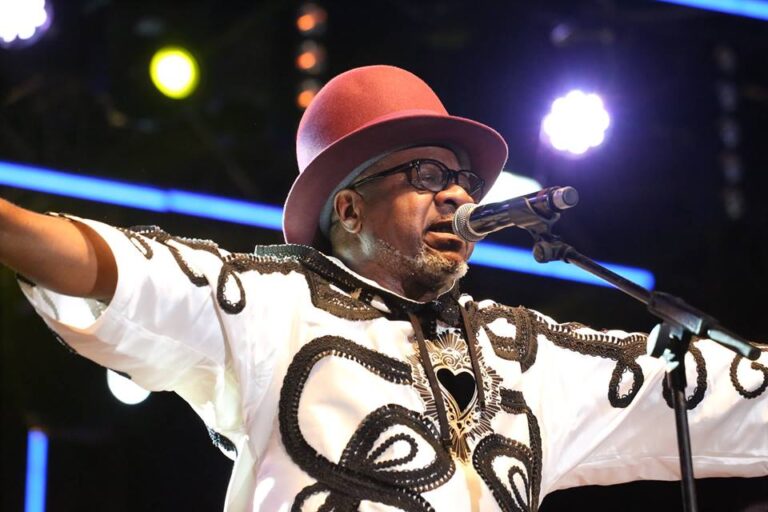 Papa Wemba lors de son concert au Femua (avril 2016). Photo: DR