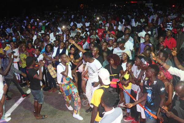 Yung Sal performed at the Freetown Music Festival. Photo: Freetown Uncut