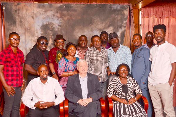 GHAMRO staff with Rob Hoojier of the IFPI.  Photo: Facebook