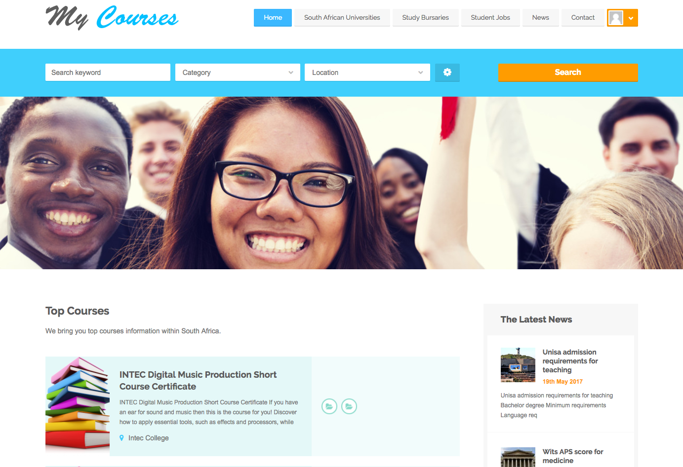 My Courses -Find music courses