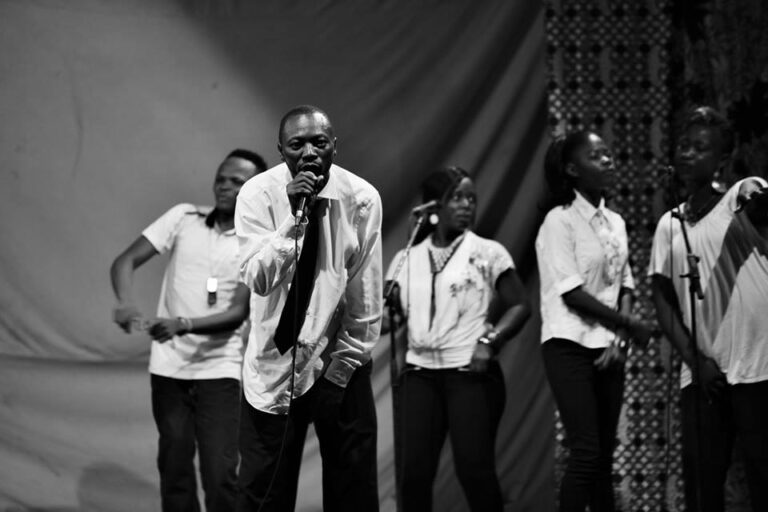 Un spectale à l'Alliance Française de Bangui (Centrafrique). Ph: Facebook