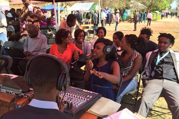 Hevoi FM outdoor broadcast in Masvingo