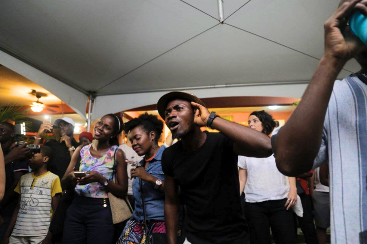 Section of audience at World Music Day celebration held at the African Artists' Foundation, Lagos. Photo: AAF