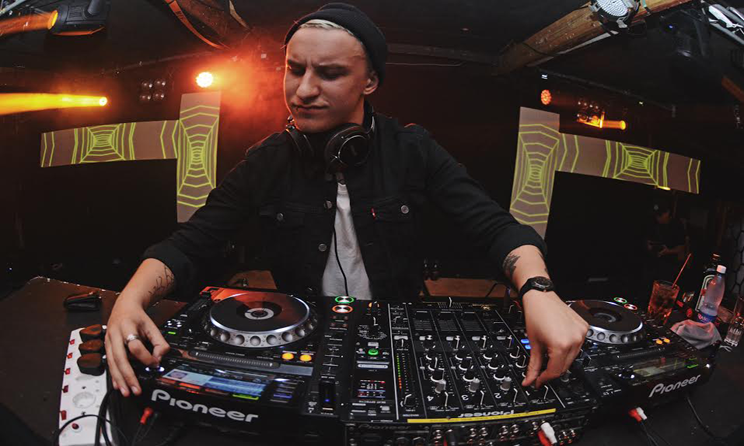 DJ Das Kapital on the decks.